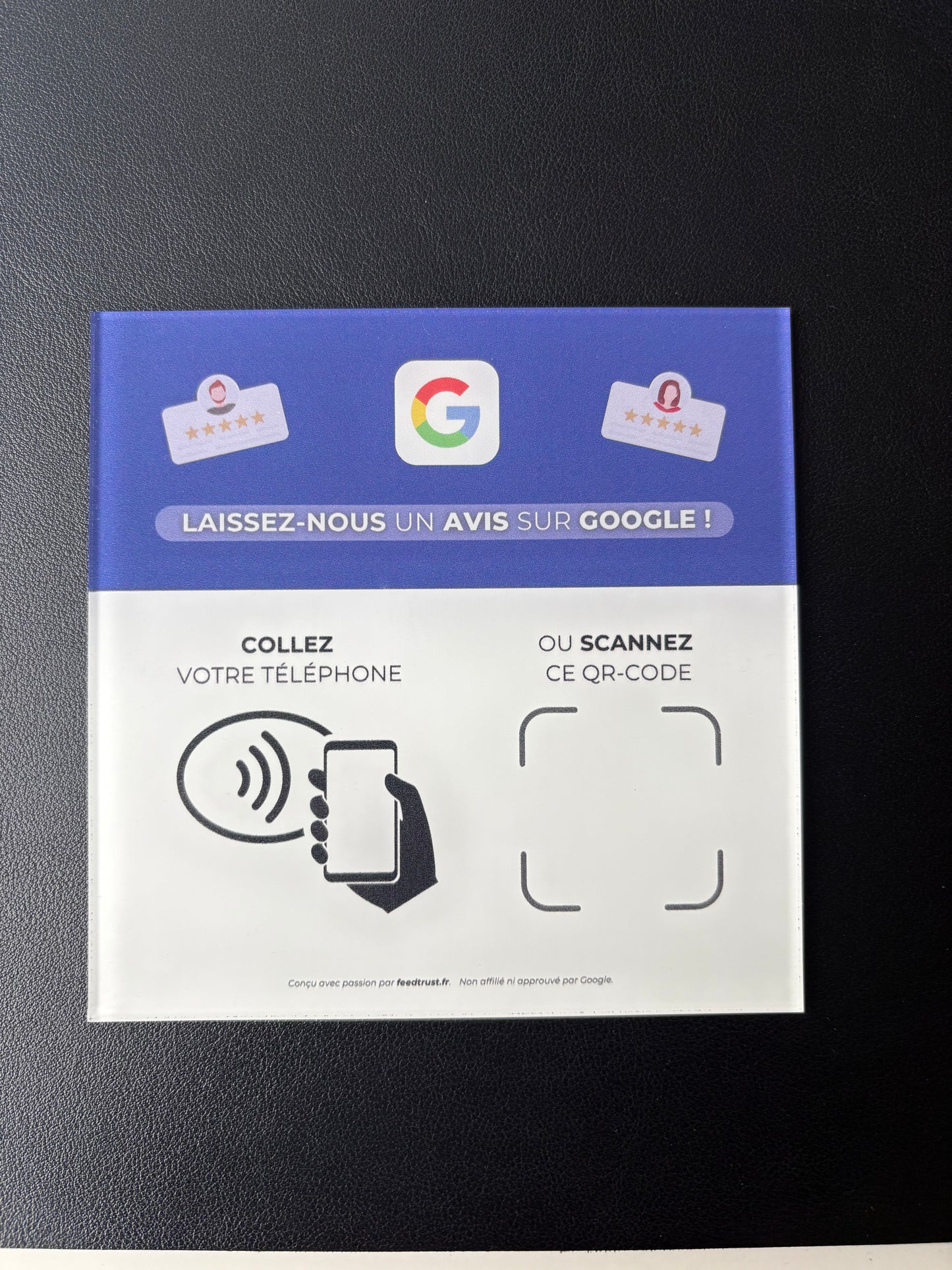 Plaque NFC - Avis Google