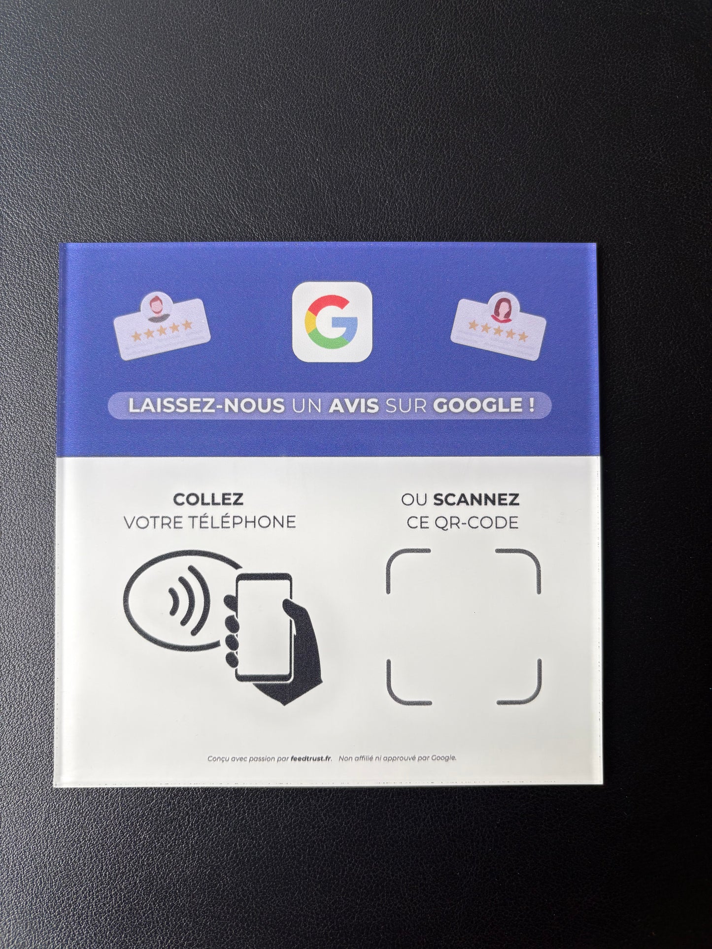Plaque NFC - Avis Google