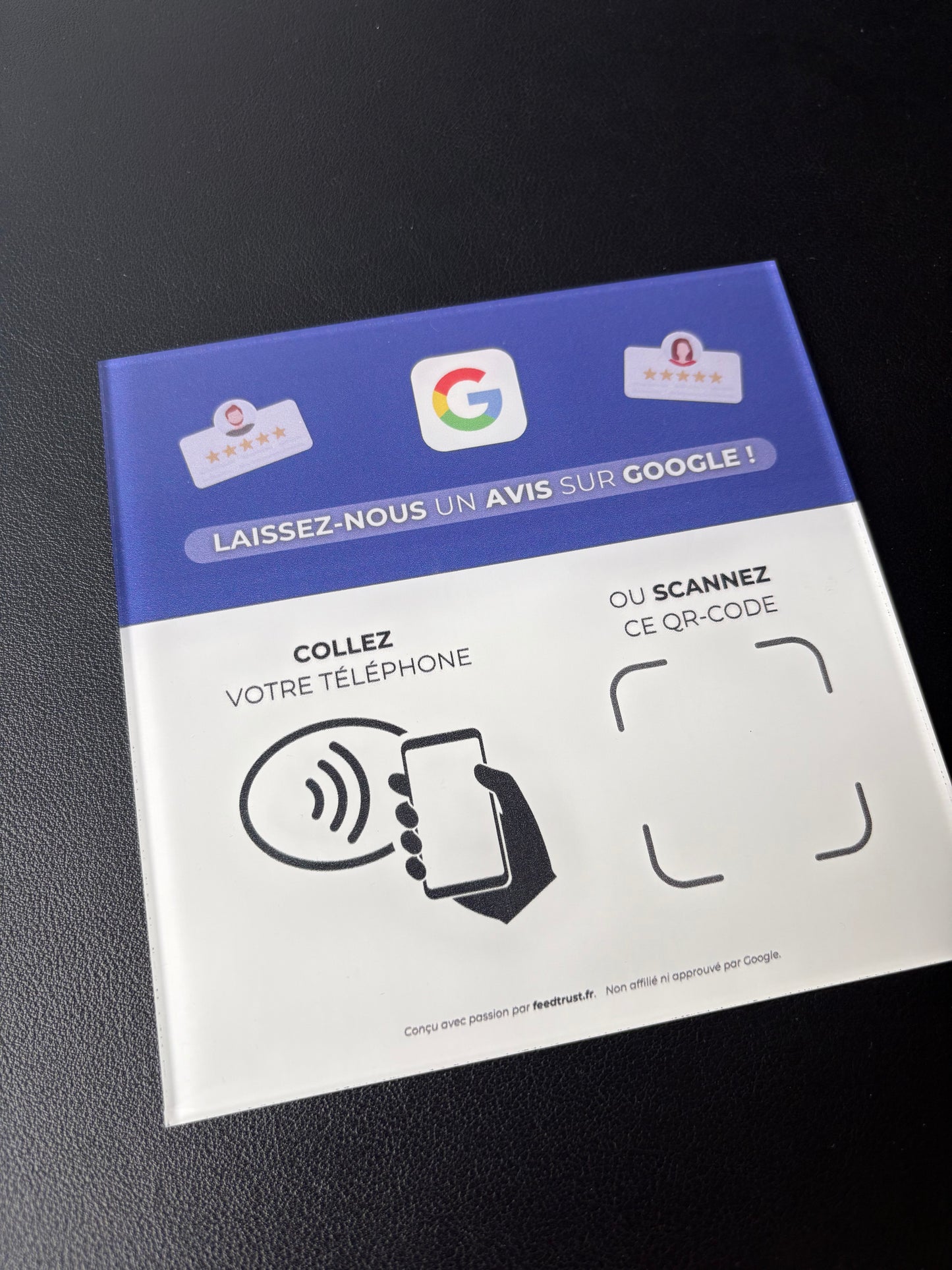 Plaque NFC - Avis Google