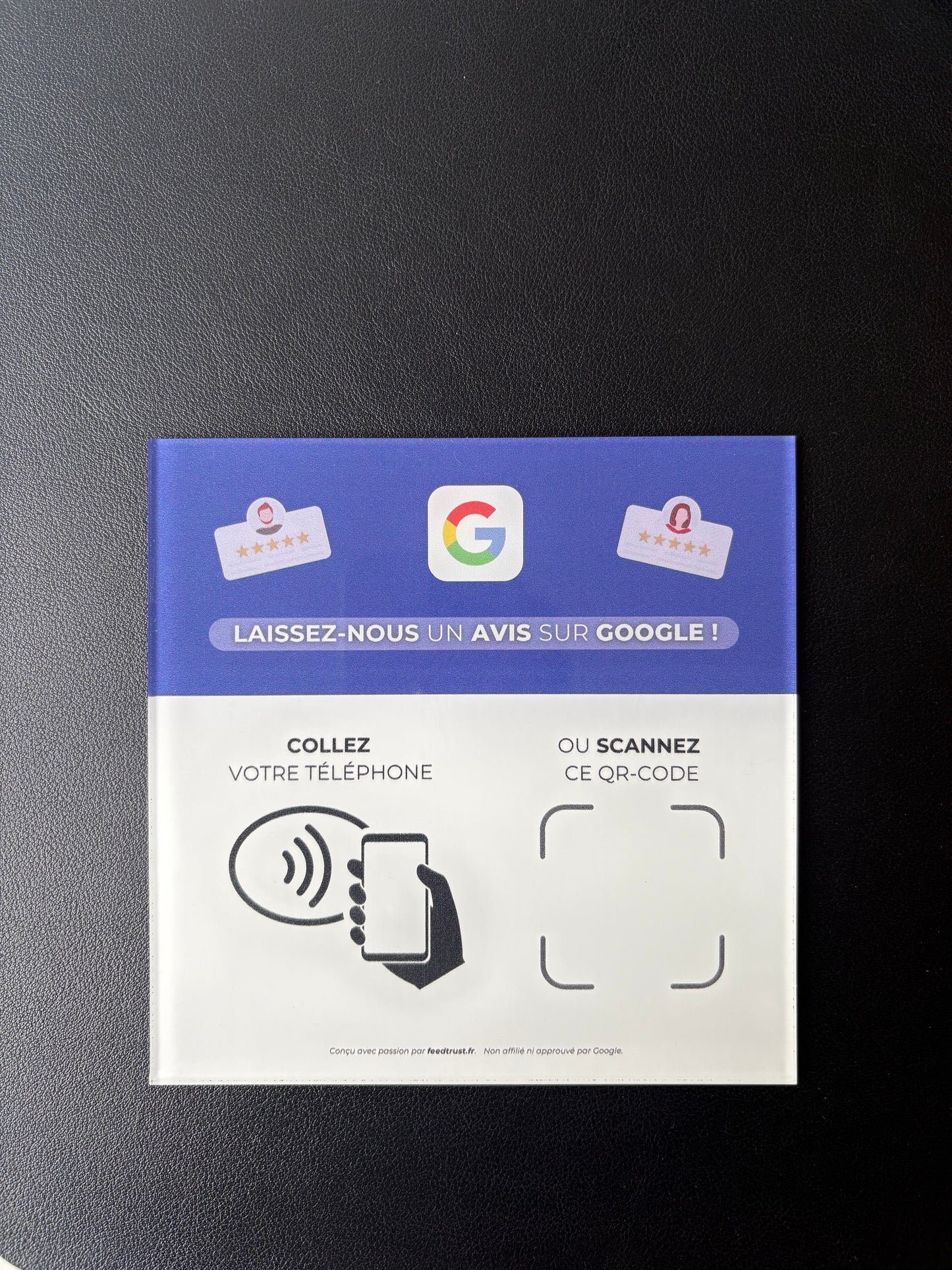 Plaque NFC - Avis Google