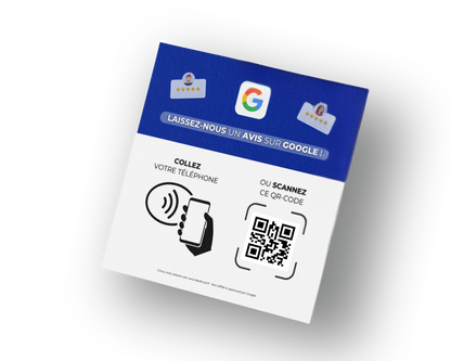 Plaque NFC Avis Google